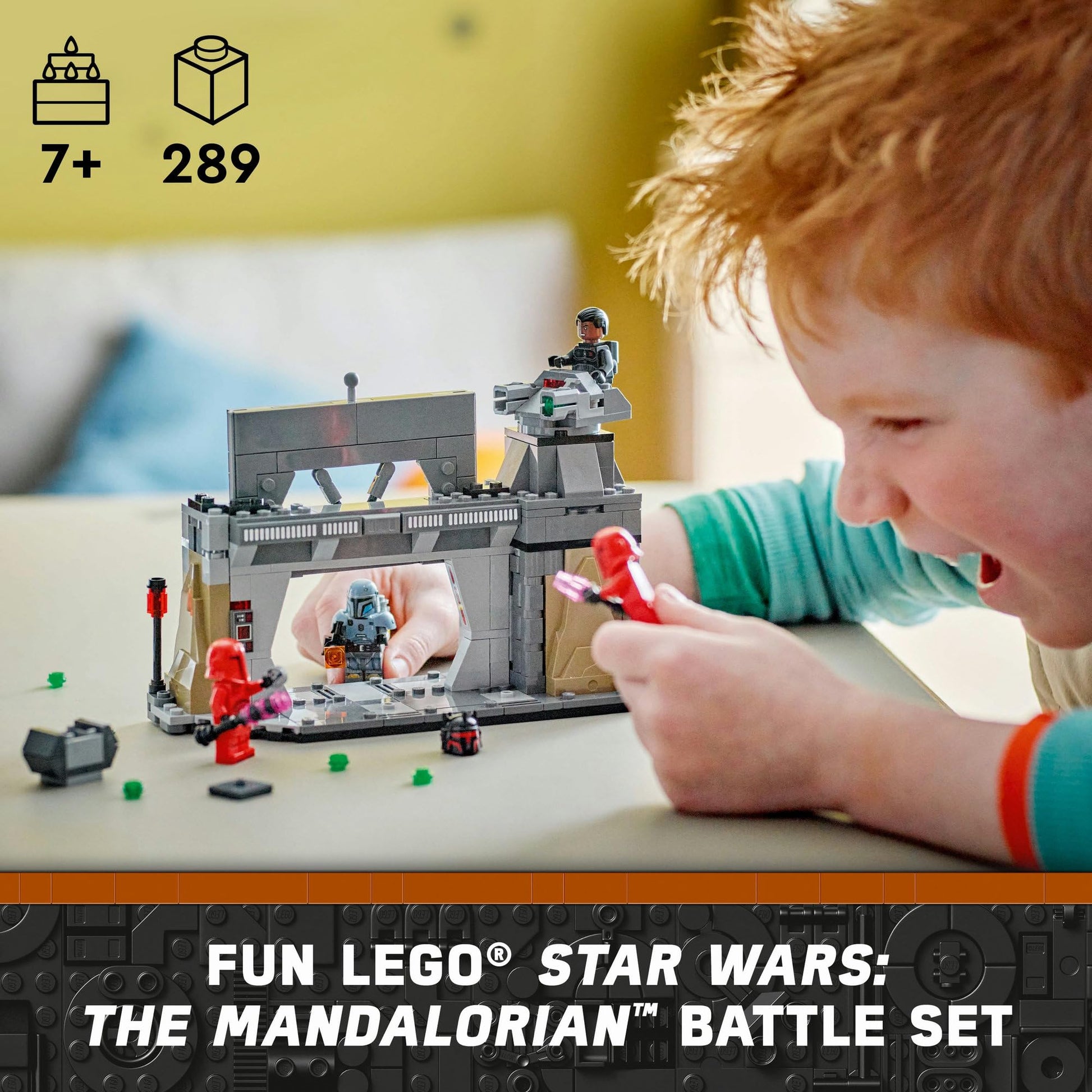 LEGO The Mandalorian Paz Vizsla and Moff Gideon Battle 75386 Brick Island