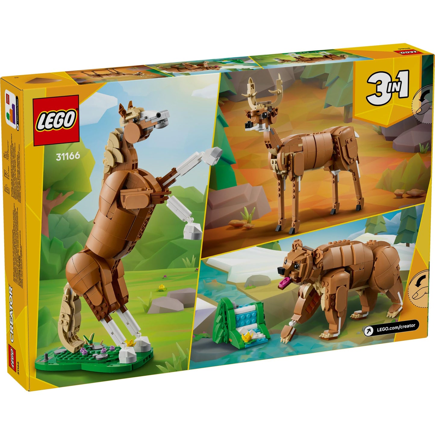 LEGO Creator 3in1 Beautiful Horse 31166