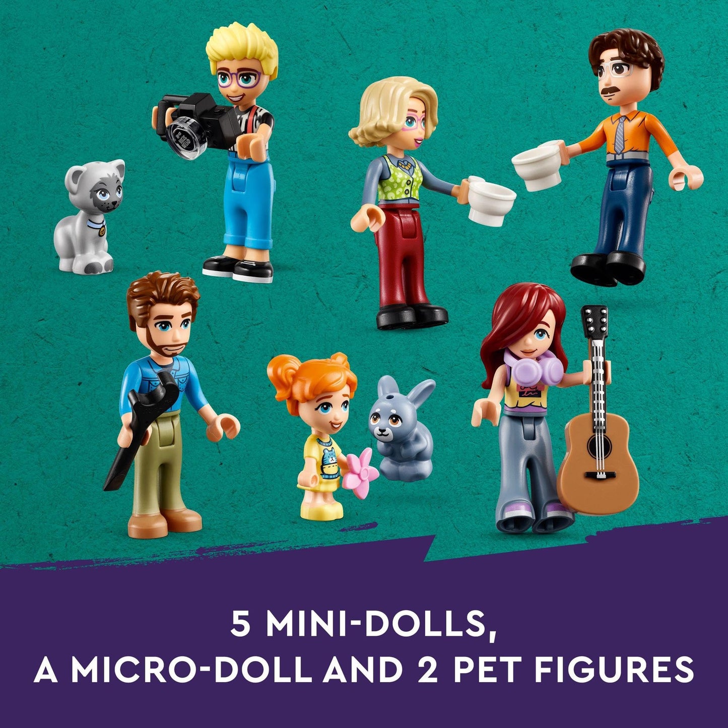 LEGO Friends Olly and Paisley's Family Houses 42620 Amazon