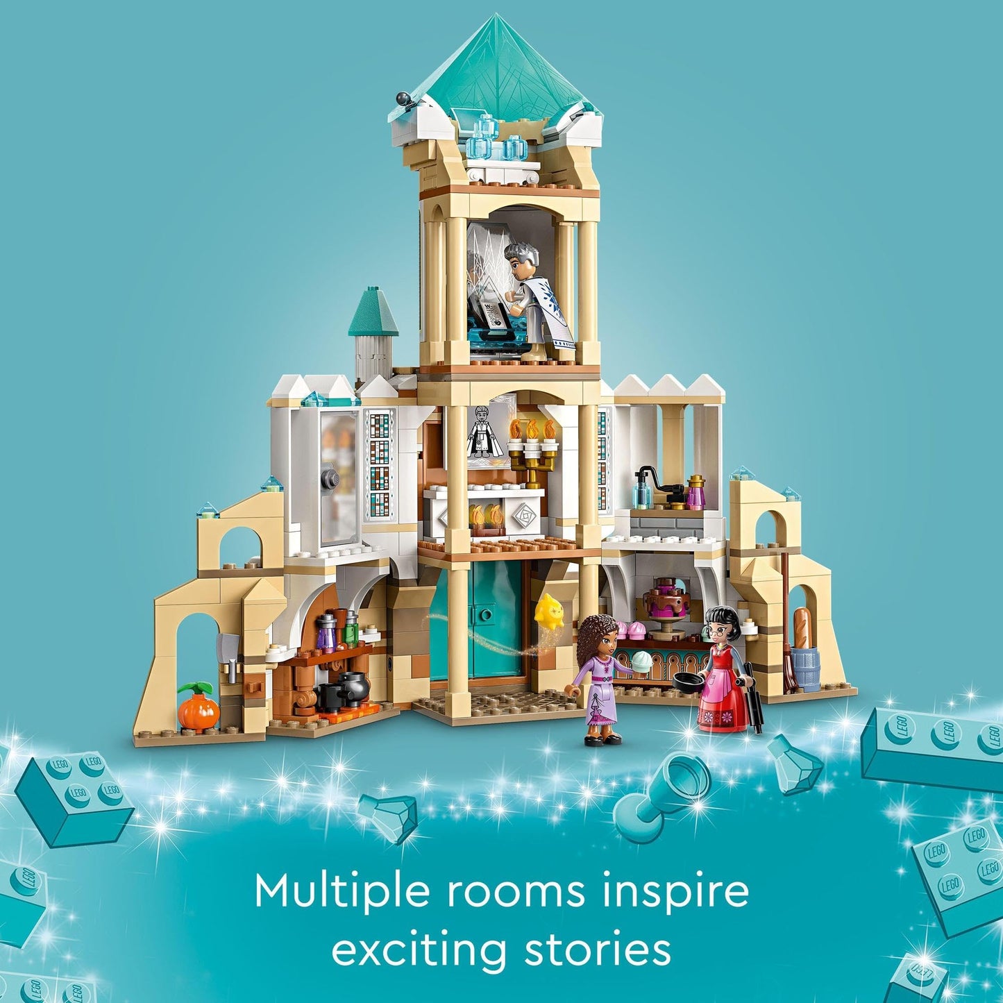 LEGO Disney Princess King Magnifico’s Castle 43224 Amazon