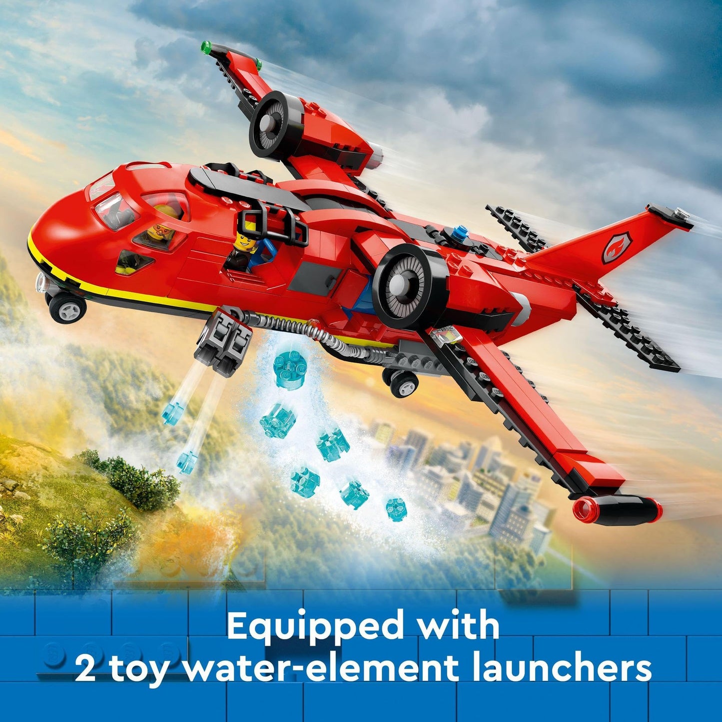 LEGO City Fire Rescue Plane 60413 Brick Island