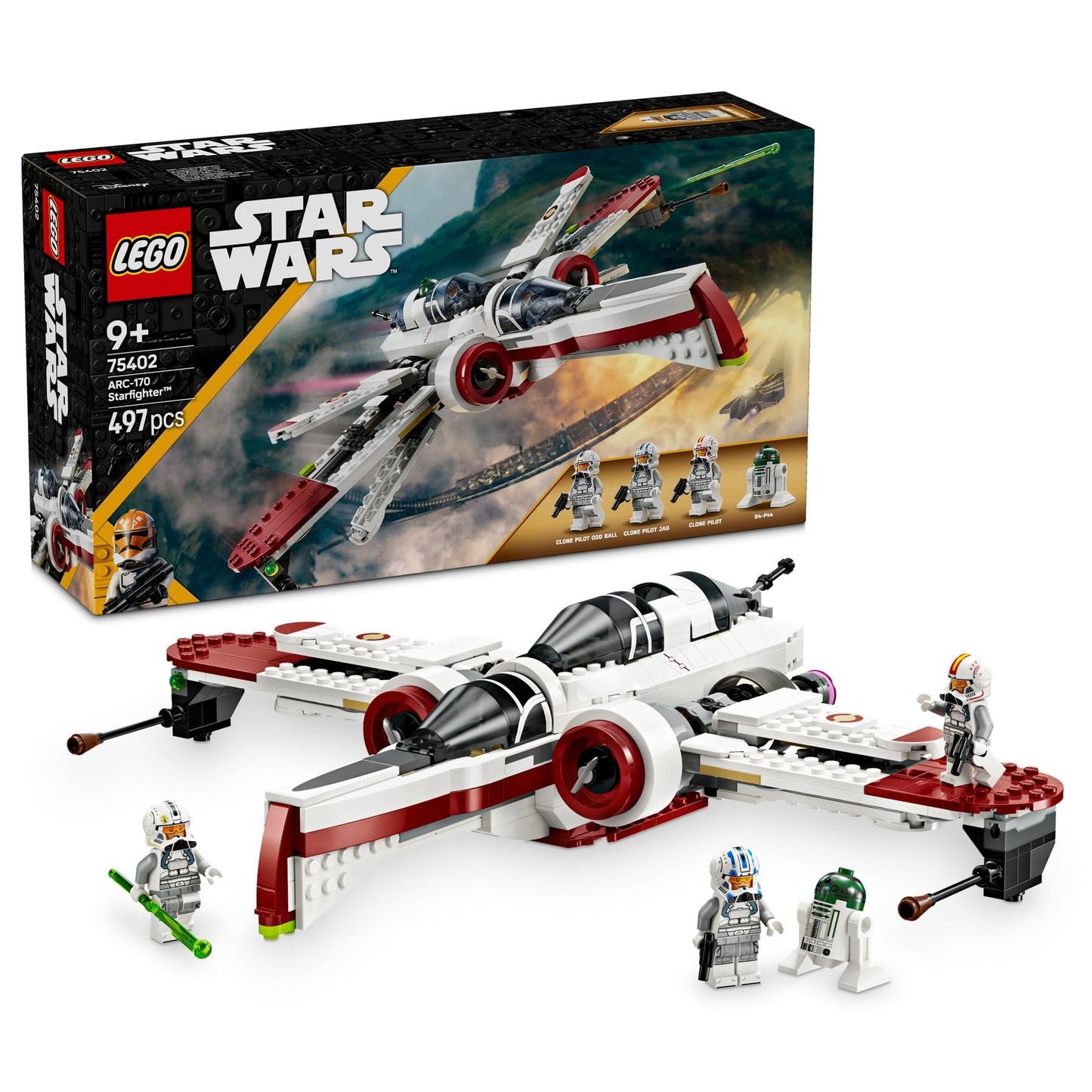 LEGO Star Wars ARC-170 Starfighter 75402 Brick Island