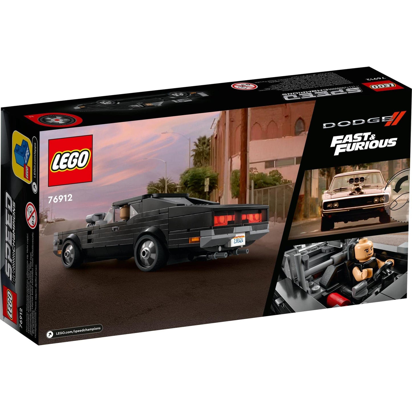 LEGO Speed Champions Fast & Furious 1970 Dodge Charger 76912 Brick Island