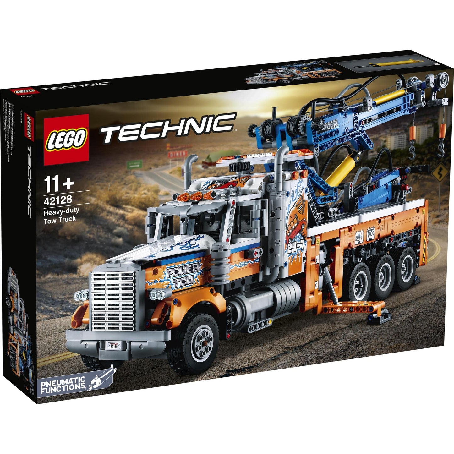 LEGO Technic Heavy-Duty Tow Truck with Crane 42128 Brick Island