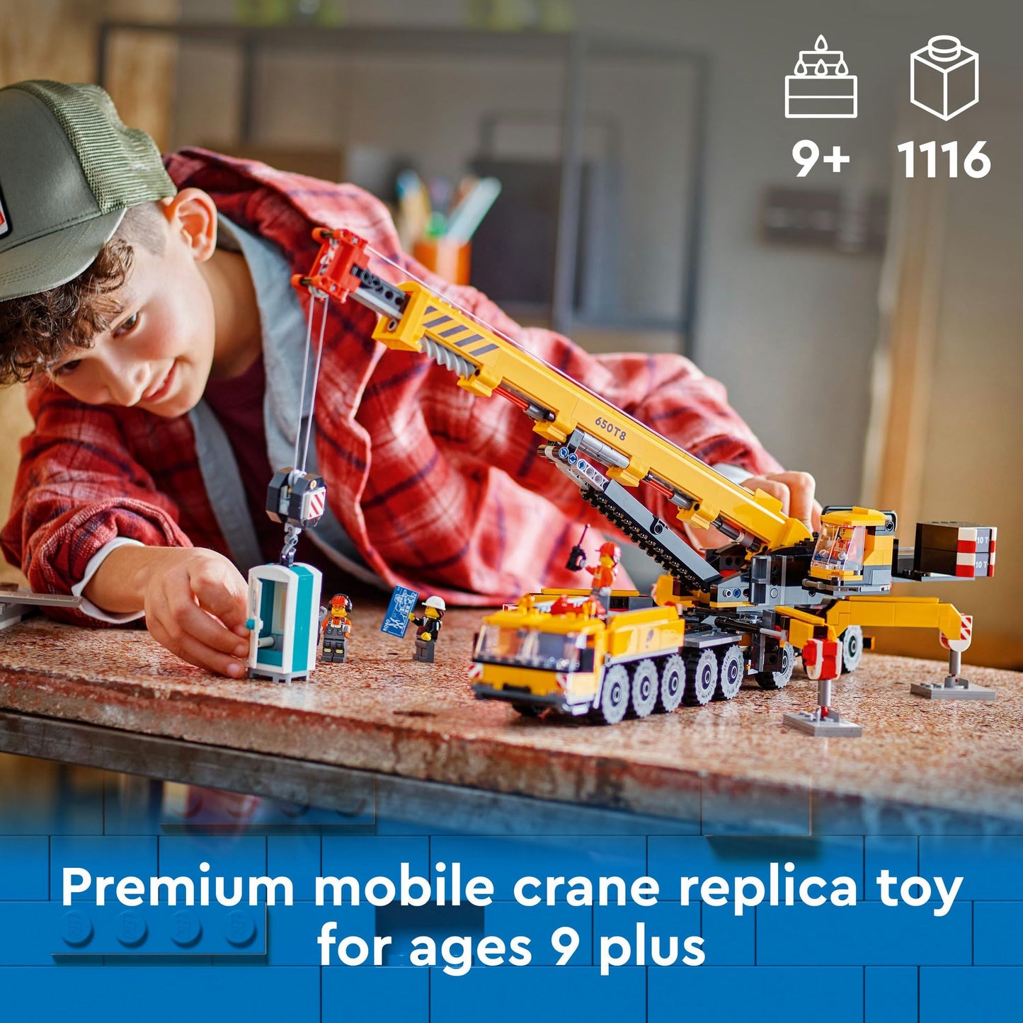 LEGO City Yellow Mobile Construction Crane 60409 Brick Island