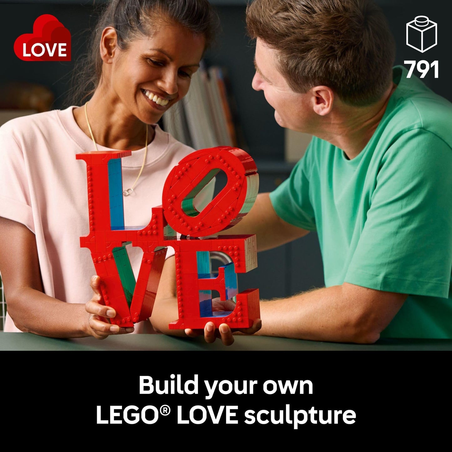 LEGO Art Love 31214 Brick Island