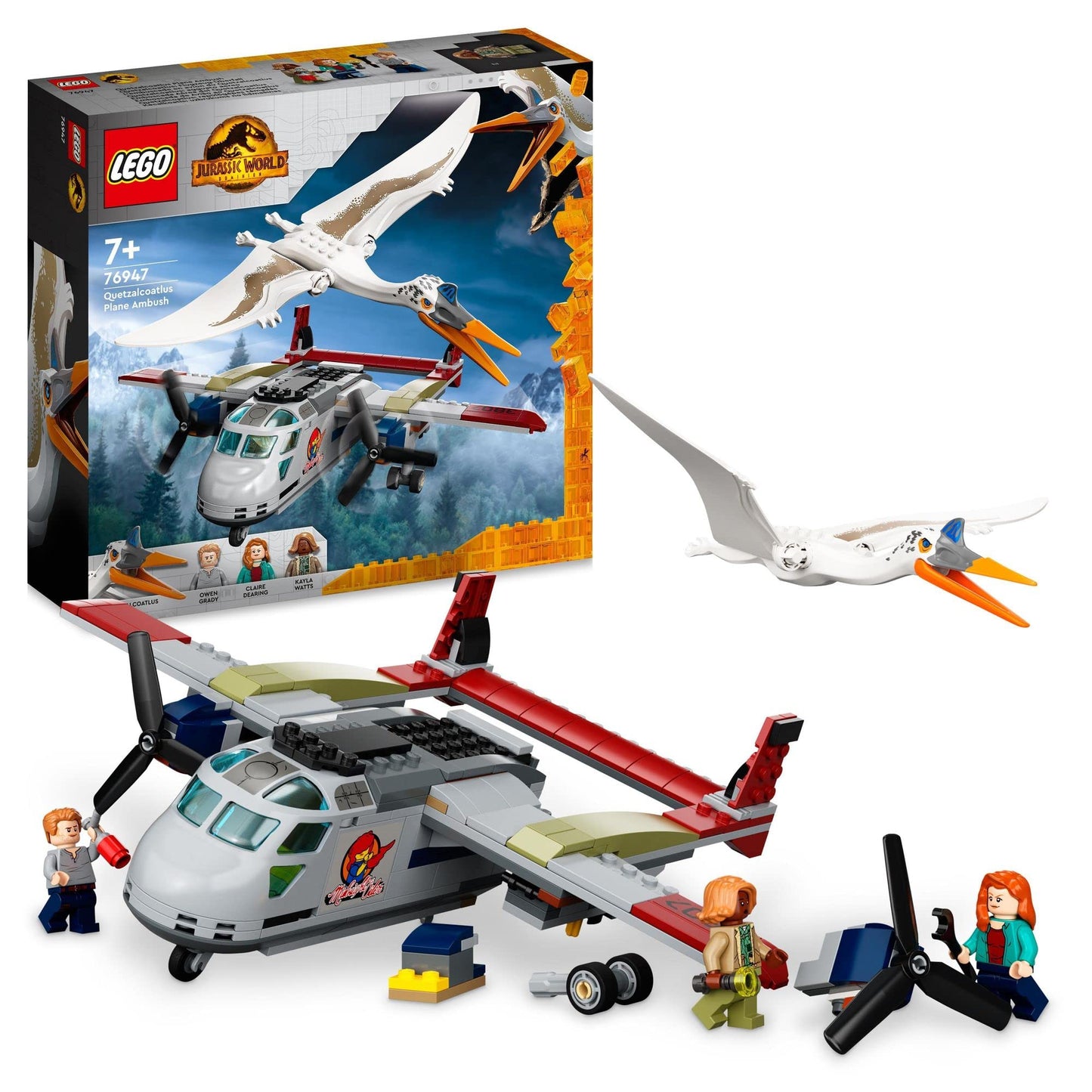 LEGO Jurassic World Quetzalcoatlus Plane Ambush 76947