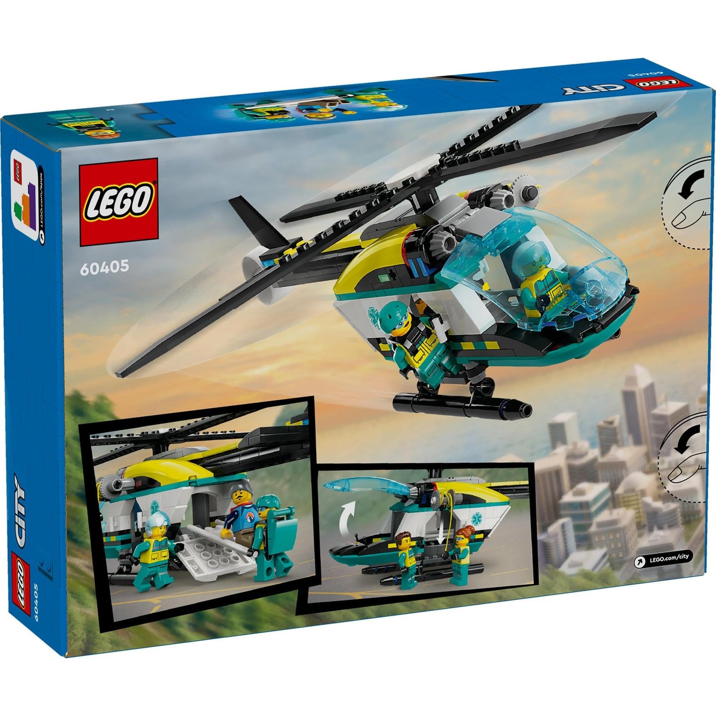 LEGO City Emergency Rescue Helicopter 60405 Amazon