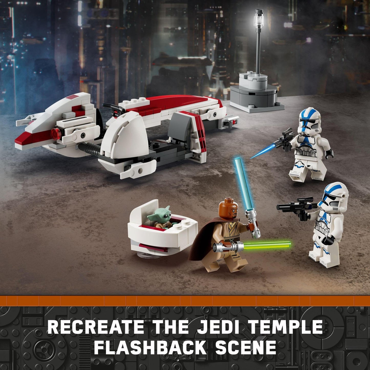 LEGO Star Wars BARC Speeder Escape 75378 Brick Island