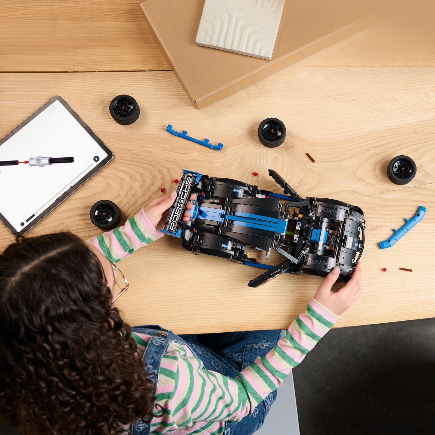 LEGO Technic Porsche GT4 e-Performance Race Car Toy 42176 Brick Island