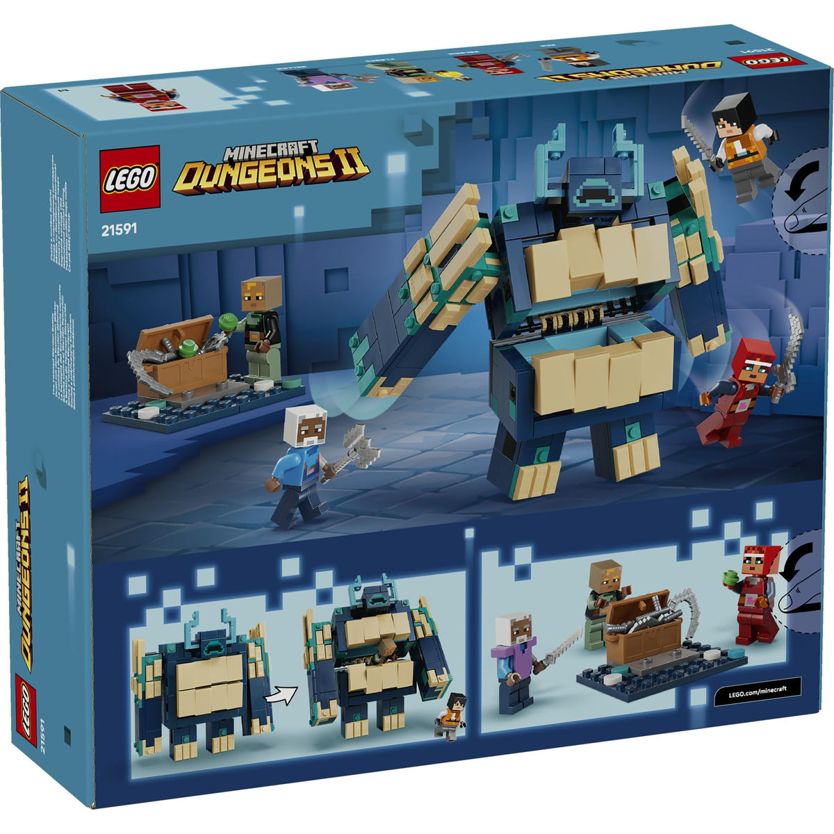 LEGO® Minecraft® The Twisted Warden Battle 21591