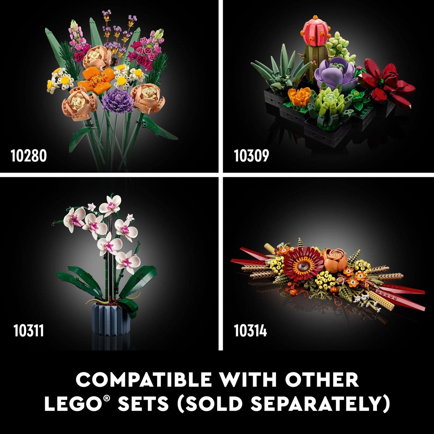 LEGO Botanicals Wildflower Bouquet 10313 Brick Island