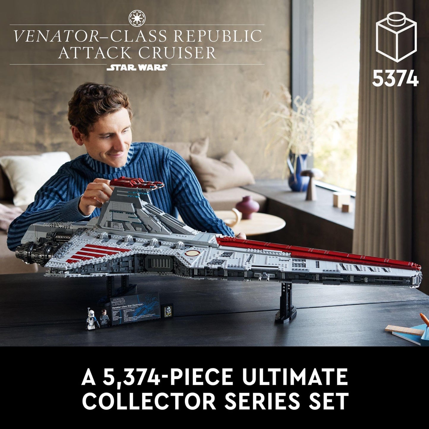 LEGO Star Wars Venator-Class Republic Attack Cruiser 75367 Brick Island