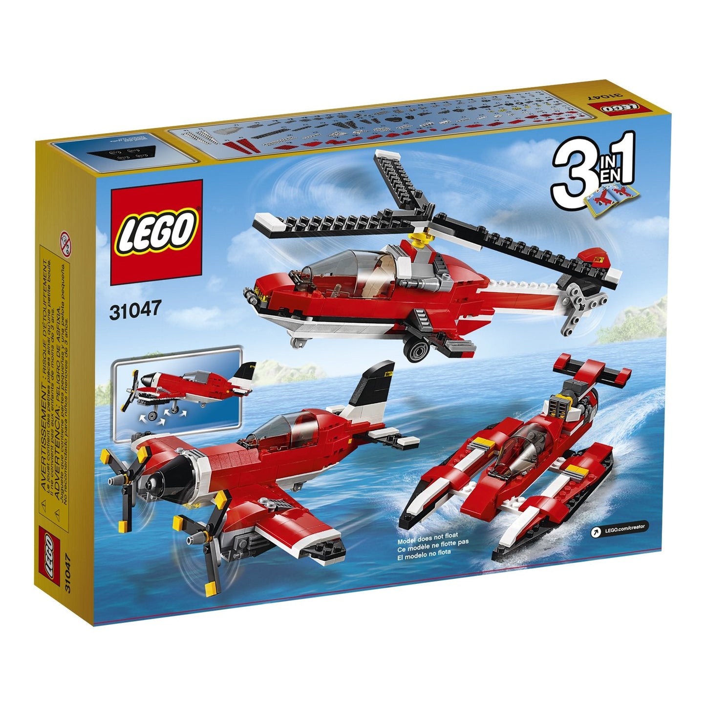 LEGO Creator Propeller Plane 31047 Brick Island