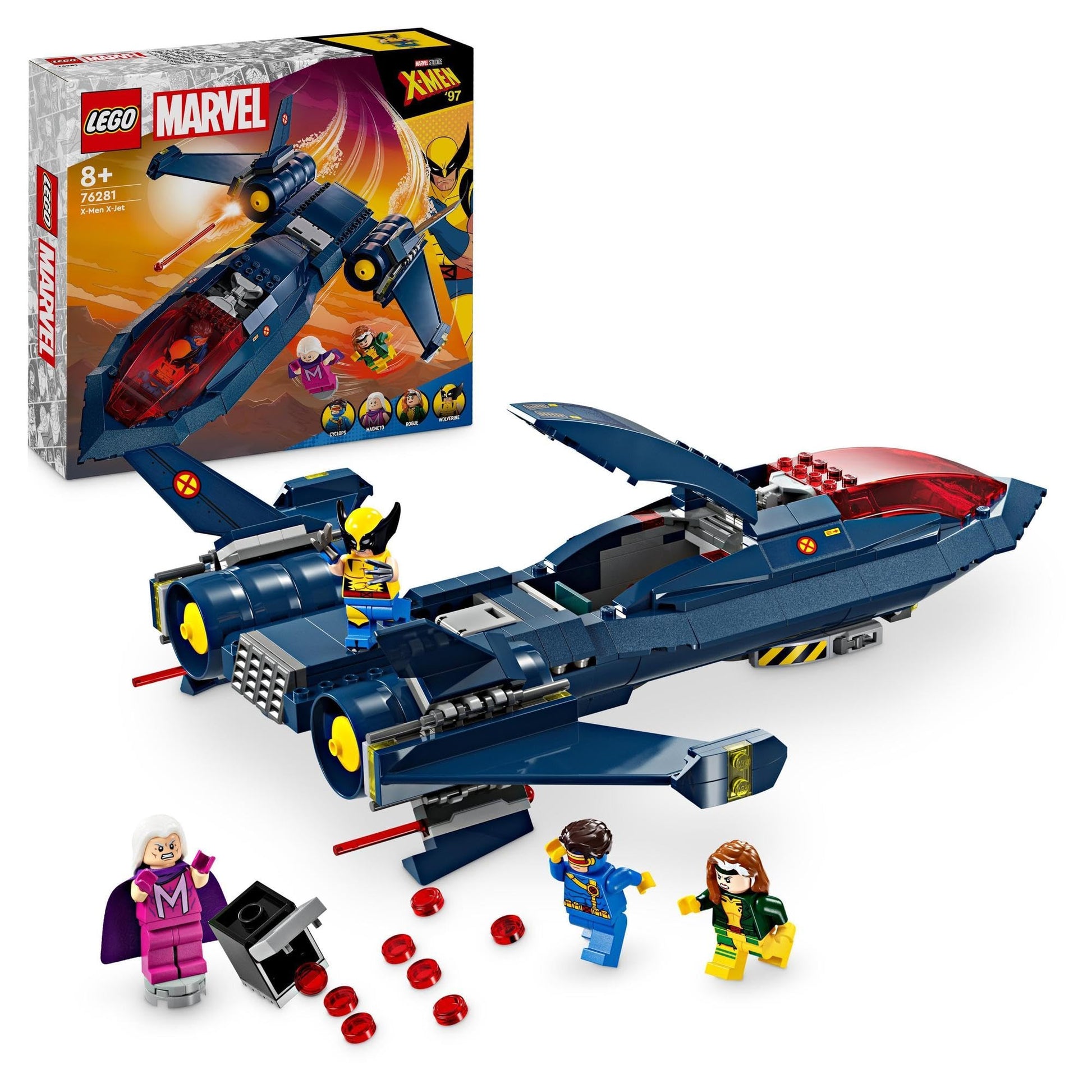 LEGO Super Heroes Marvel X-Men X-Jet 76281 Amazon