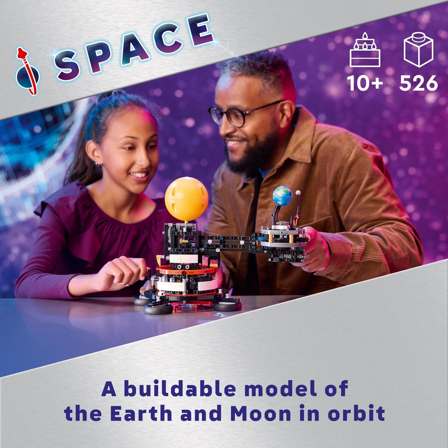 LEGO Technic Planet Earth and Moon in Orbit 42179 Brick Island