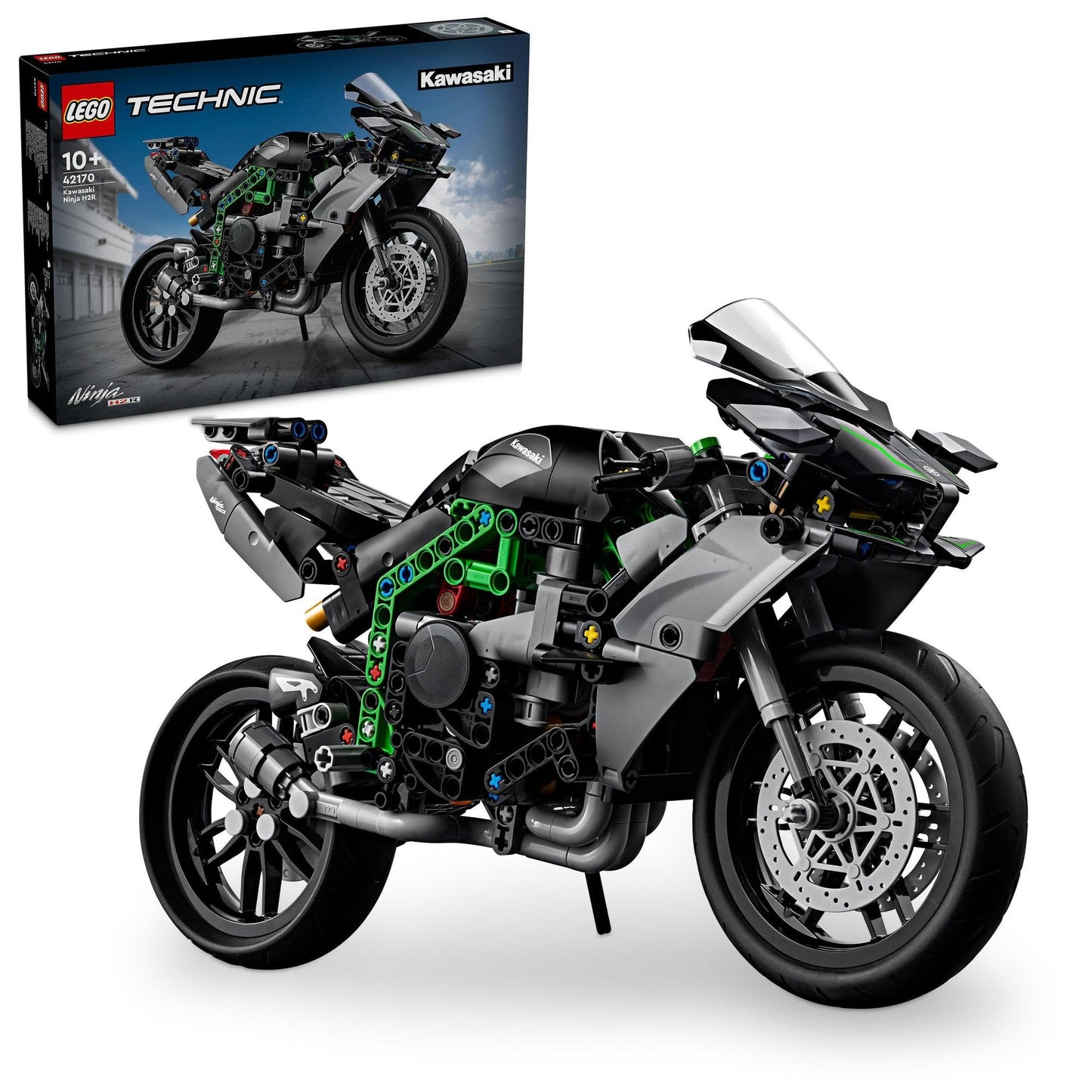 LEGO Technic Kawasaki Ninja H2R Motorcycle 42170 Amazon