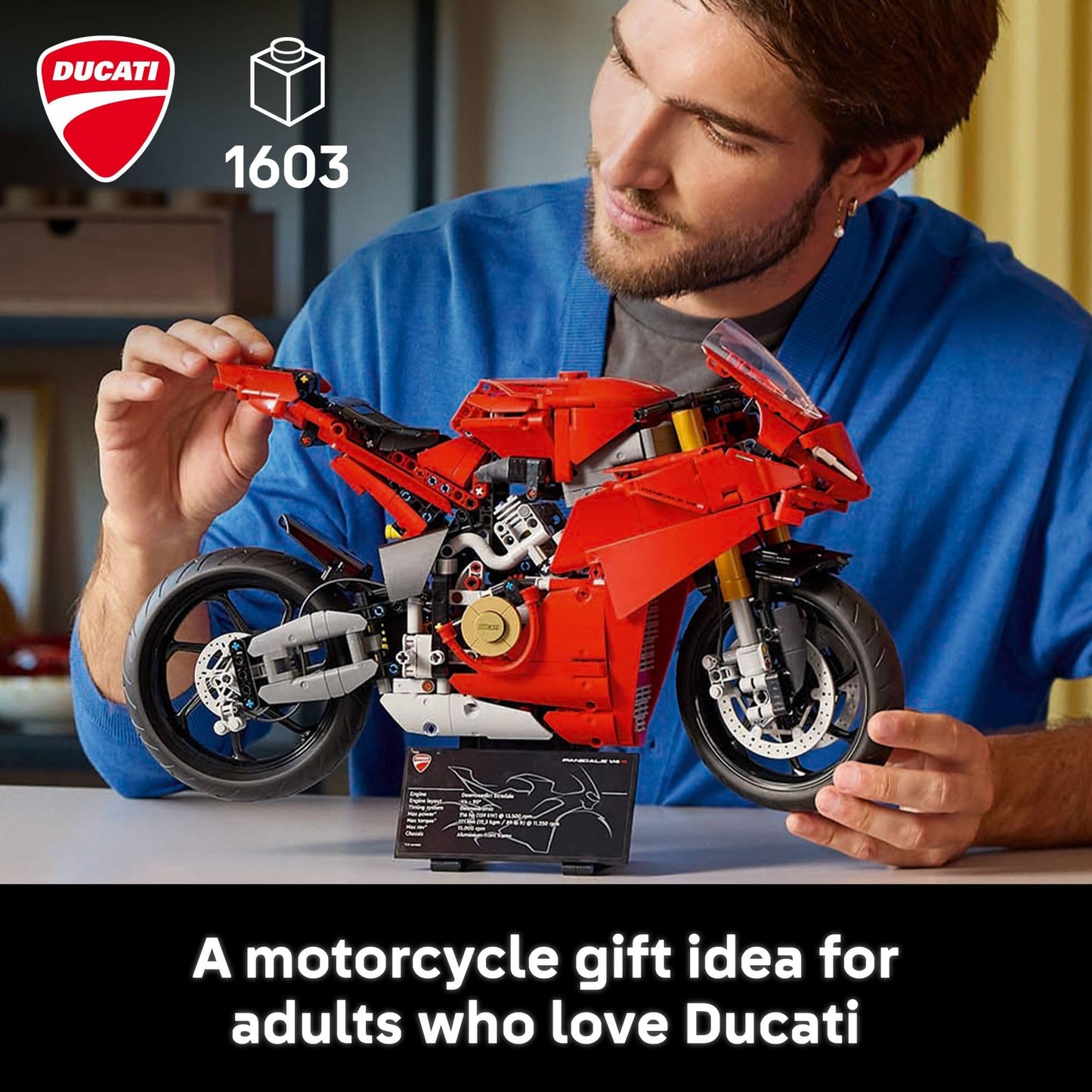 LEGO Technic Ducati Panigale V4 S Motorcycle 42202