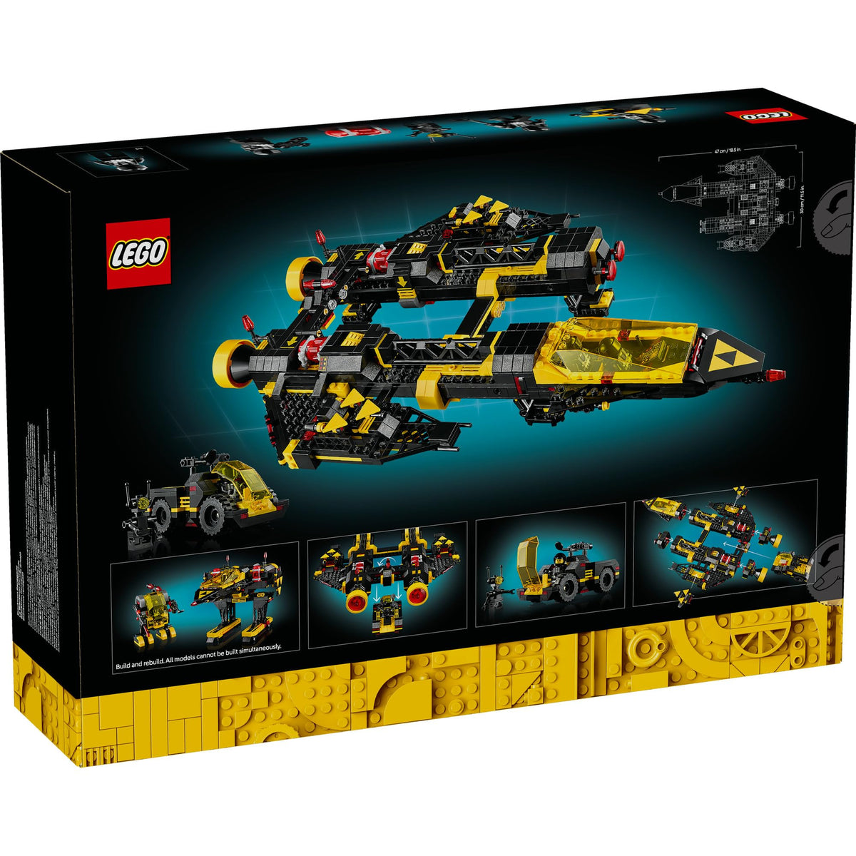LEGO® Icons Blacktron Renegade Spaceship 10355
