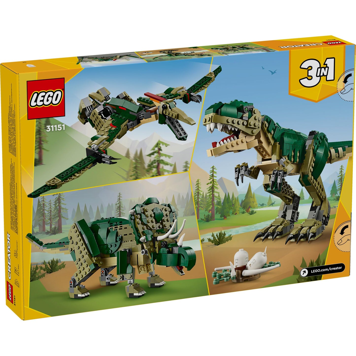 LEGO Creator 3in1 T. rex 31151 Brick Island
