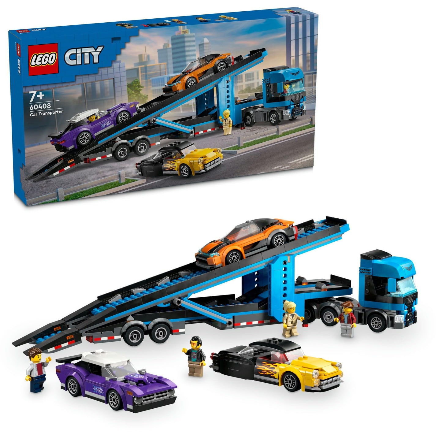 LEGO City Car Transporter Truck 60408 Brick Island