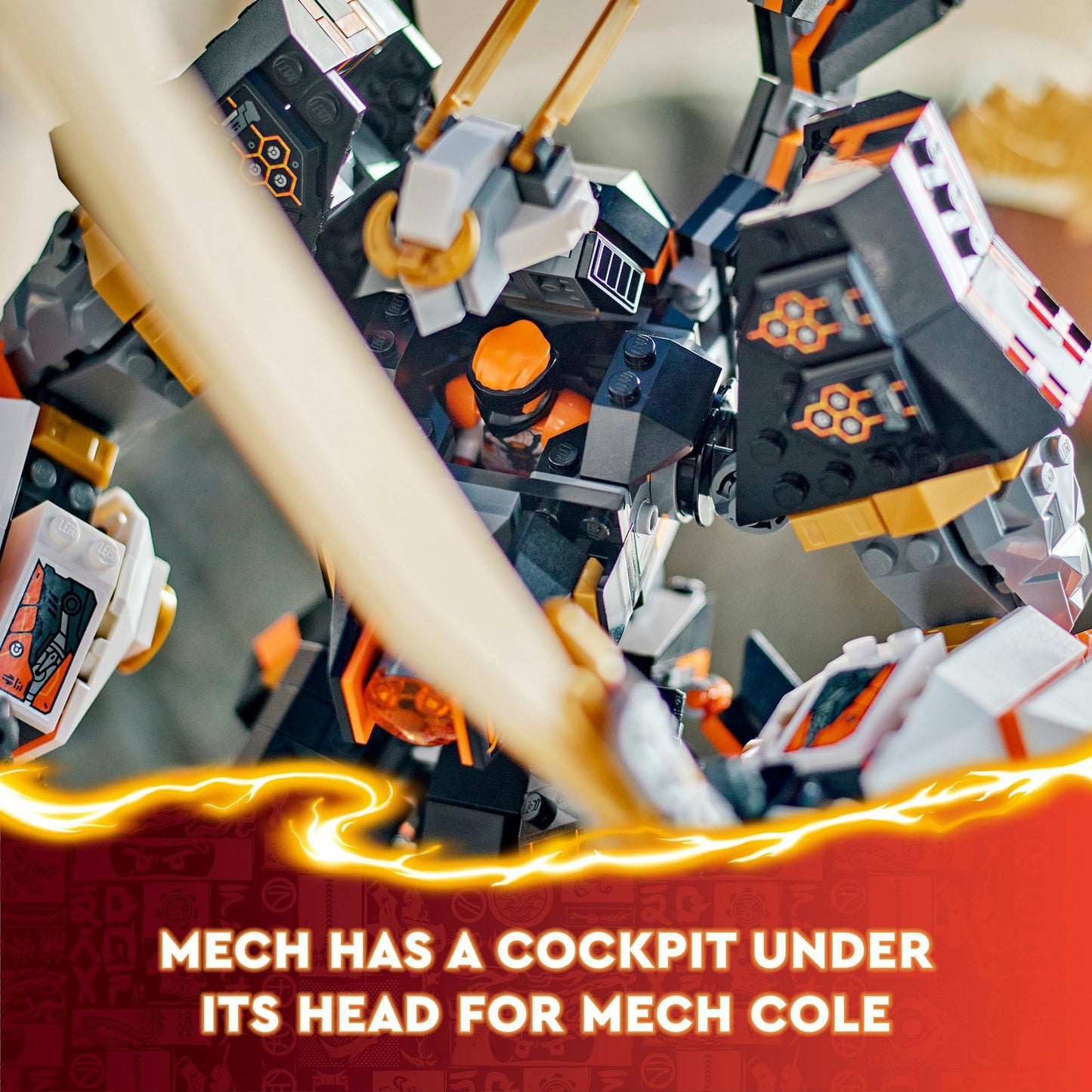 LEGO NINJAGO Cole’s Titan Dragon Mech 71821 Brick Island