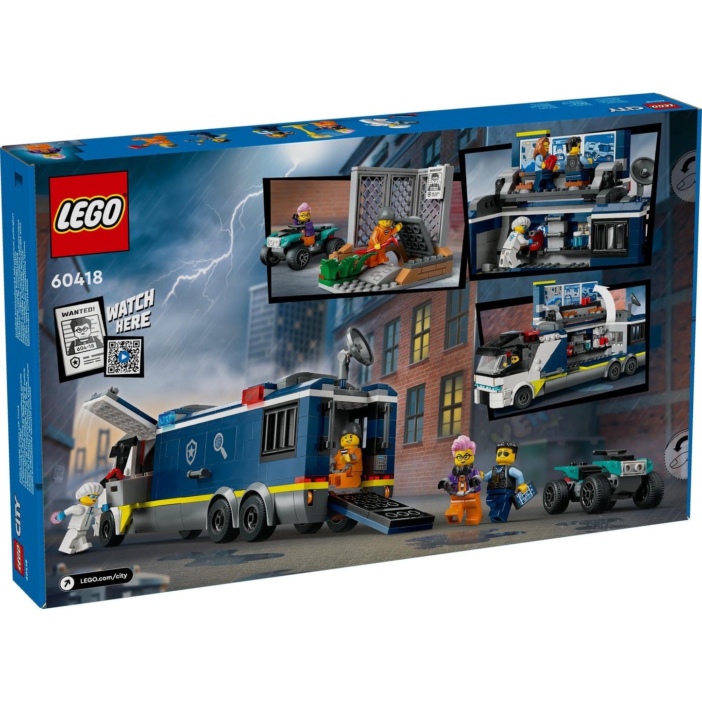 LEGO City Police Mobile Crime Lab Truck 60418 Brick Island