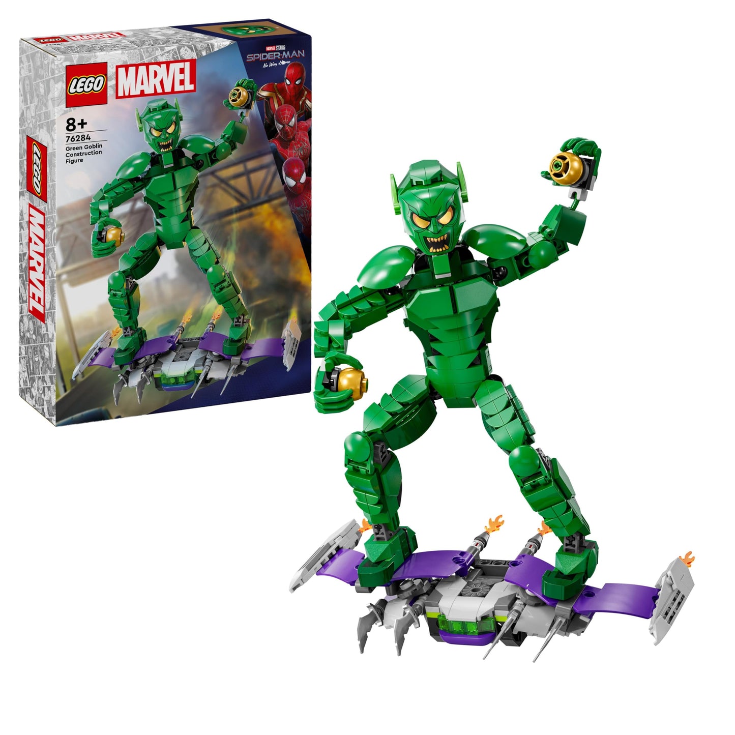 LEGO Marvel Green Goblin Construction Figure 76284 Brick Island