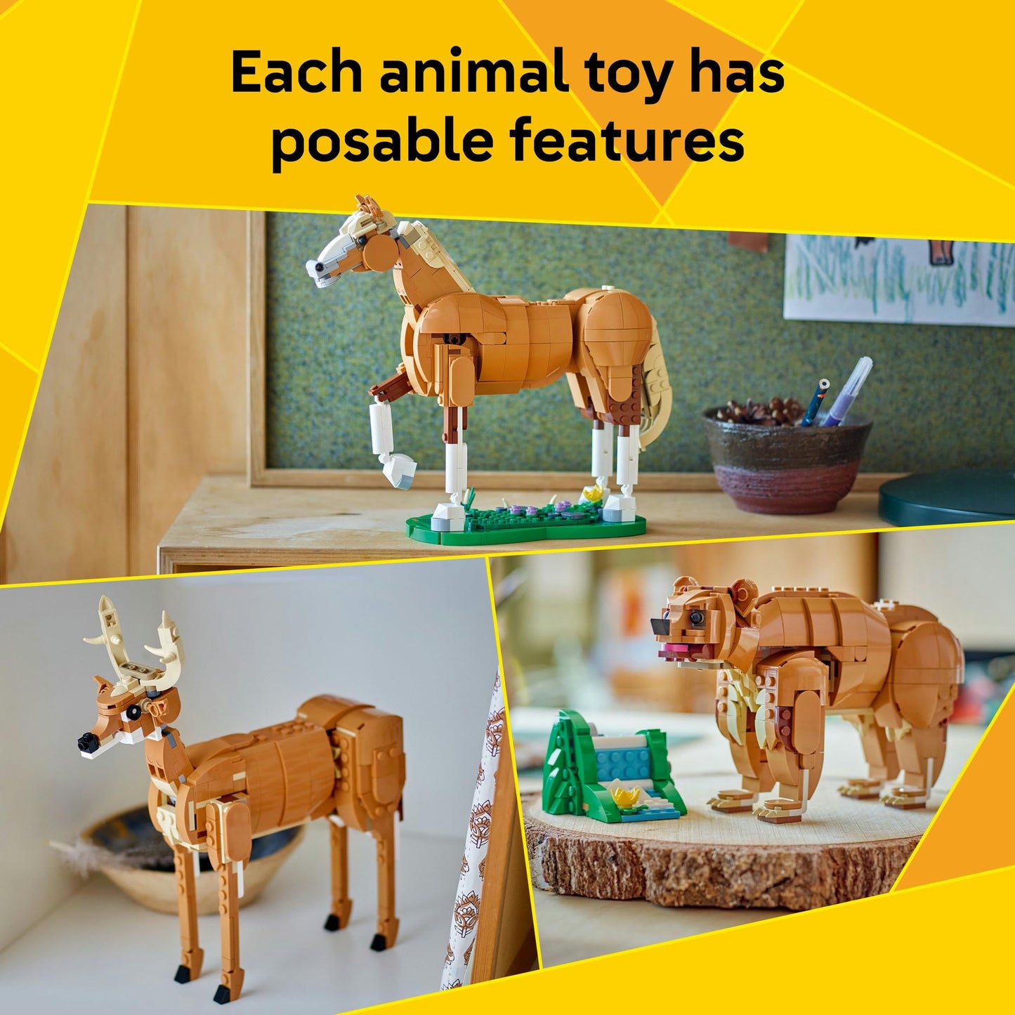 LEGO Creator 3in1 Beautiful Horse 31166