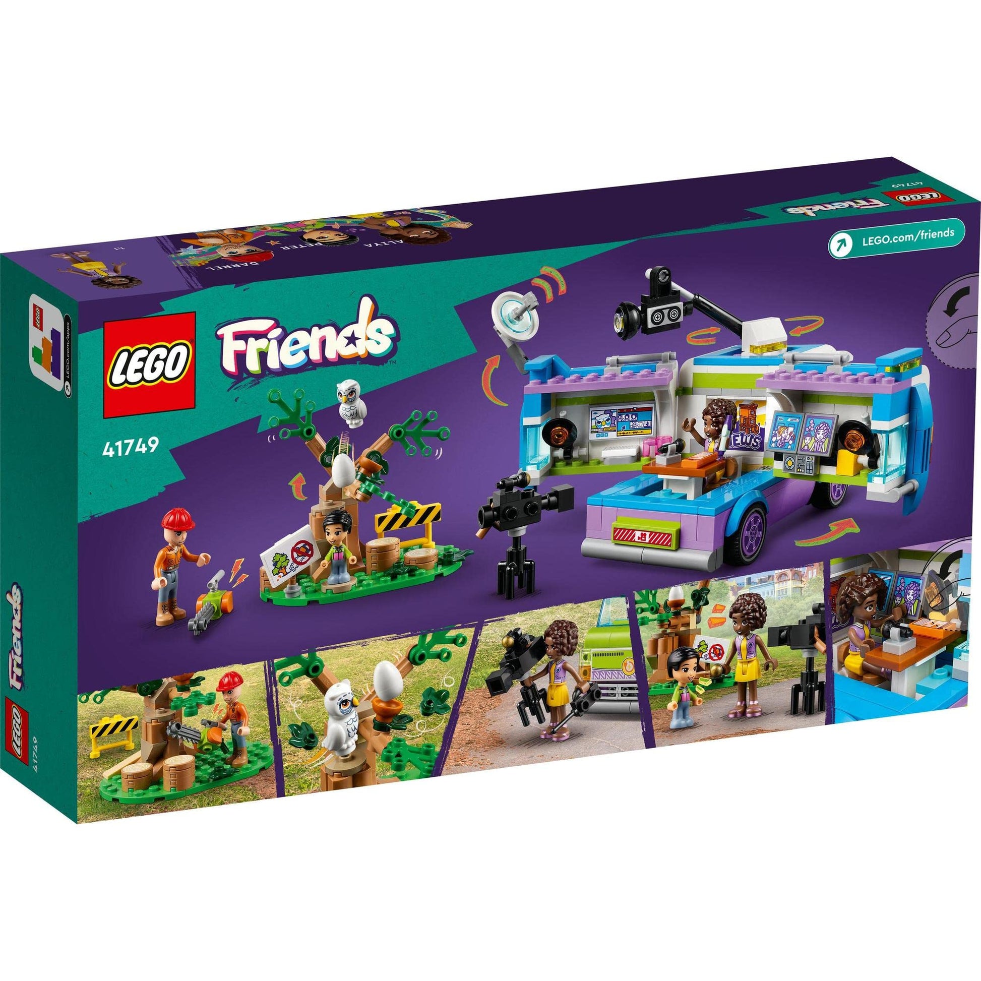 LEGO Friends Newsroom Van 41749 Brick Island