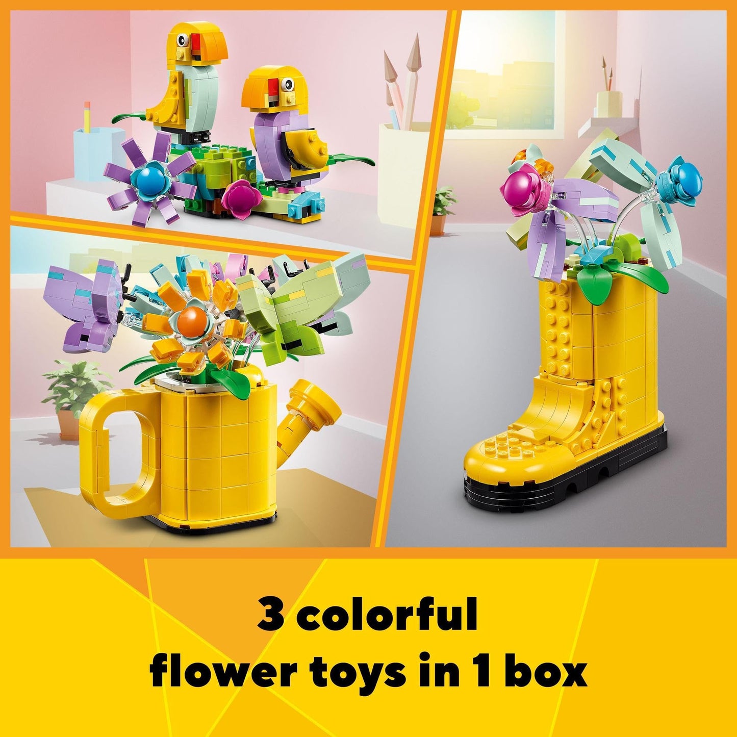 LEGO Creator Flowers in Watering Can 31149 Brick Island