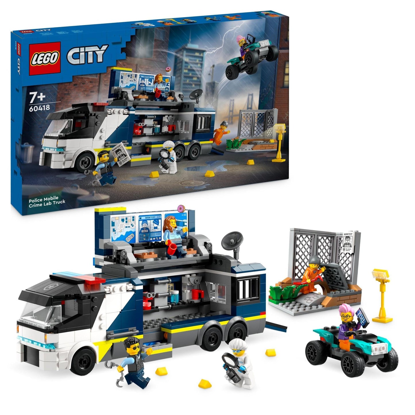 LEGO City Police Mobile Crime Lab Truck 60418 Brick Island