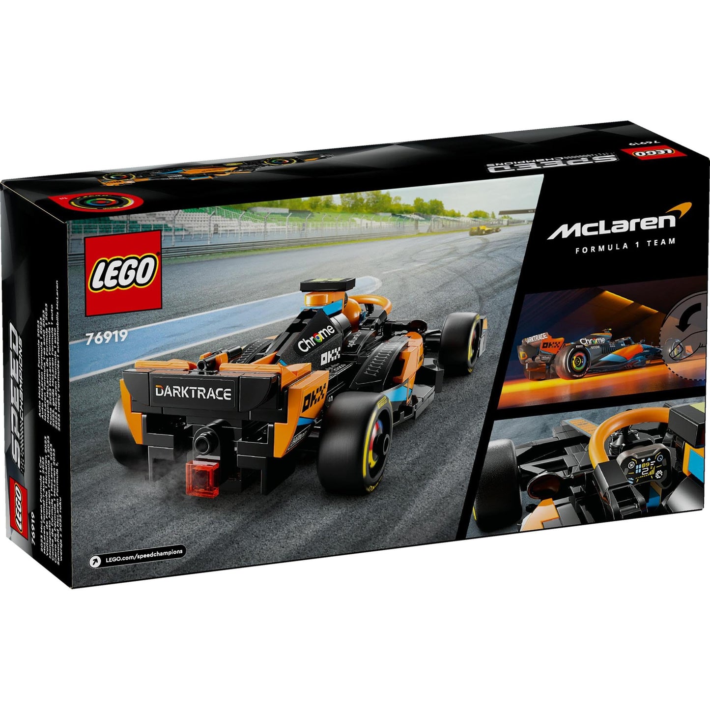 LEGO Speed Champions 2023 McLaren Formula 1 Race Car 76919 Brick Island