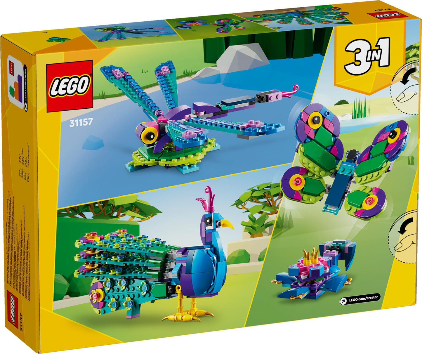 LEGO 31157 Exotic Peacock Brick Island