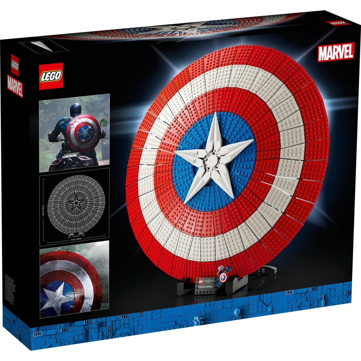 LEGO Super Heroes Marvel Captain America's Shield 76262 Brick Island