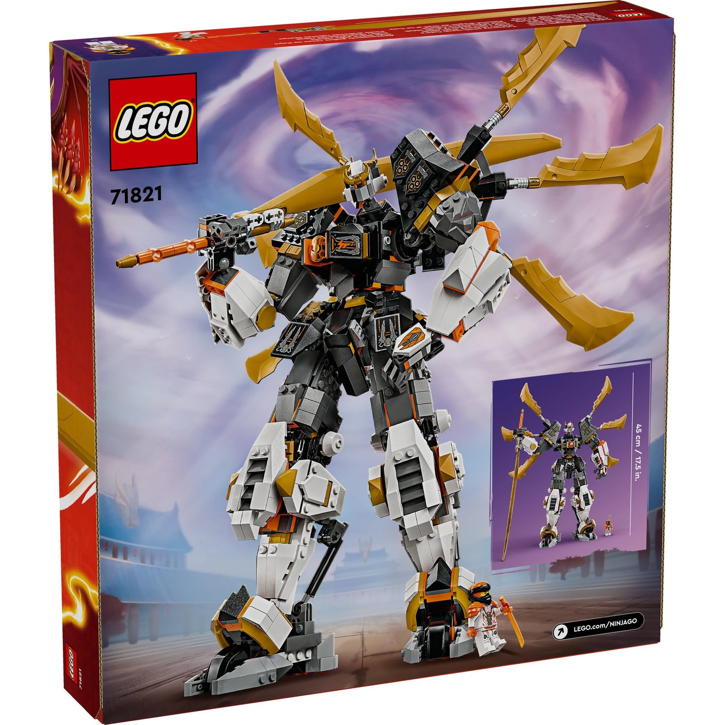LEGO NINJAGO Cole’s Titan Dragon Mech 71821 Brick Island