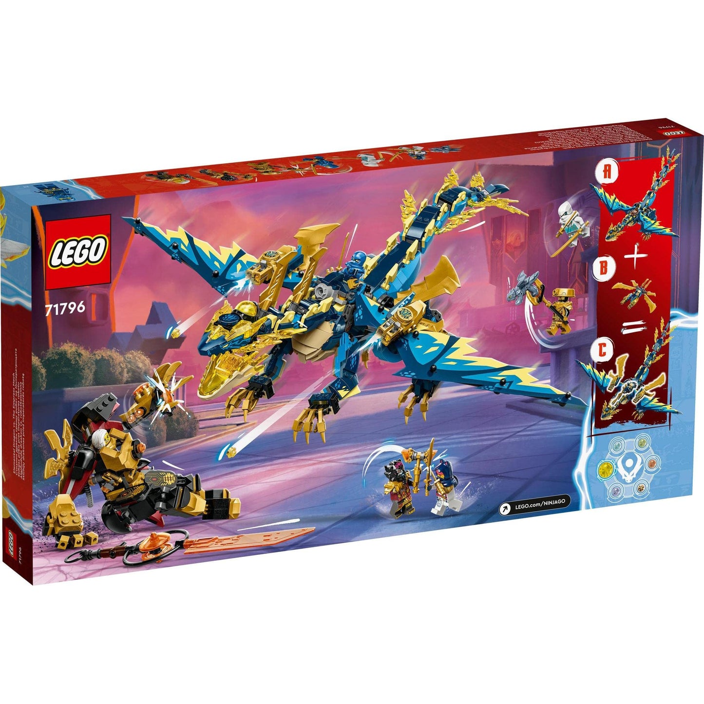 LEGO NINJAGO Elemental Dragon vs. The Empress Mech 71796 Brick Island