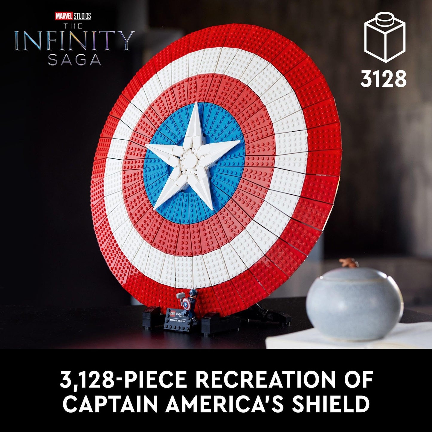 LEGO Super Heroes Marvel Captain America's Shield 76262 Brick Island