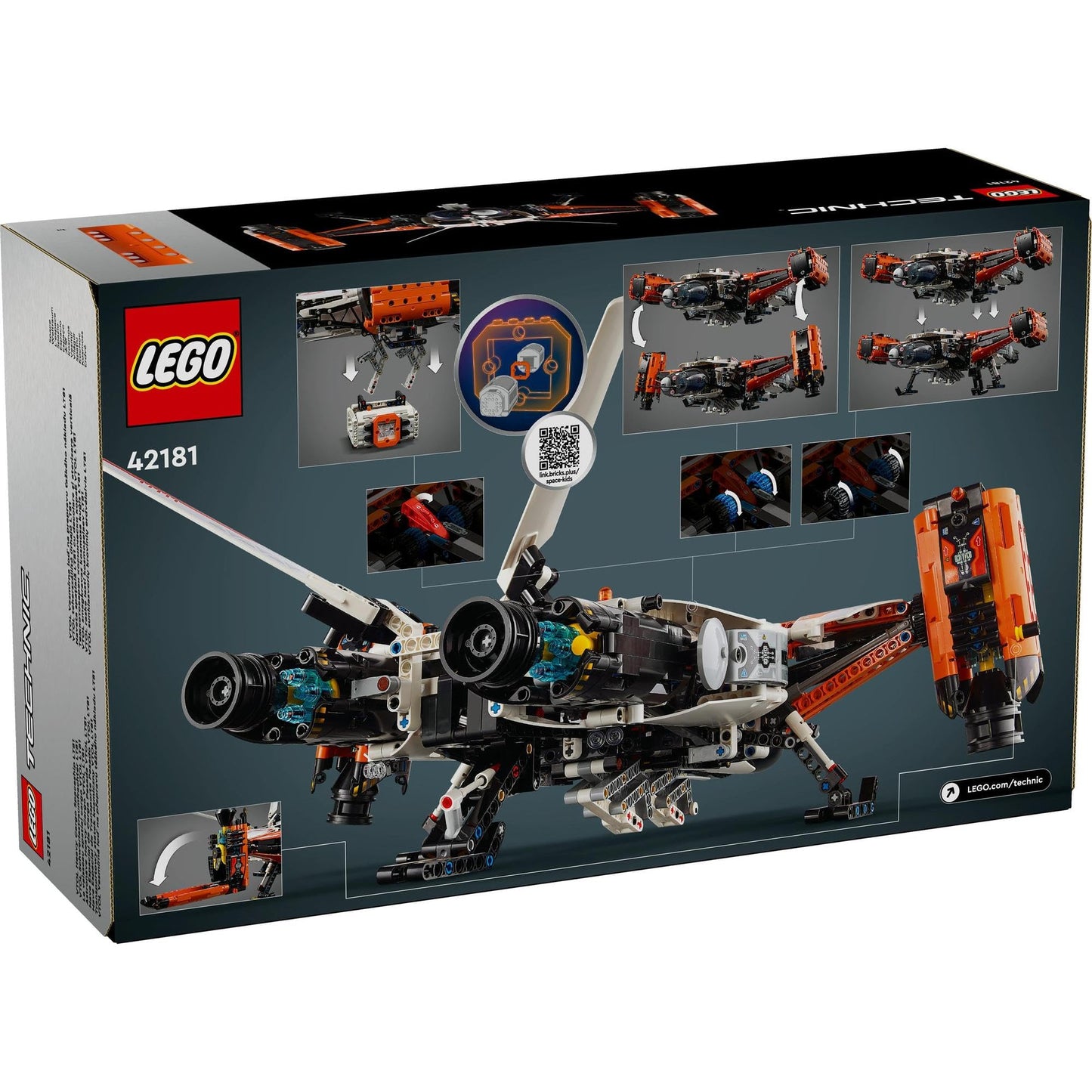 LEGO Technic VTOL Heavy Cargo Spaceship LT81 42181 Brick Island