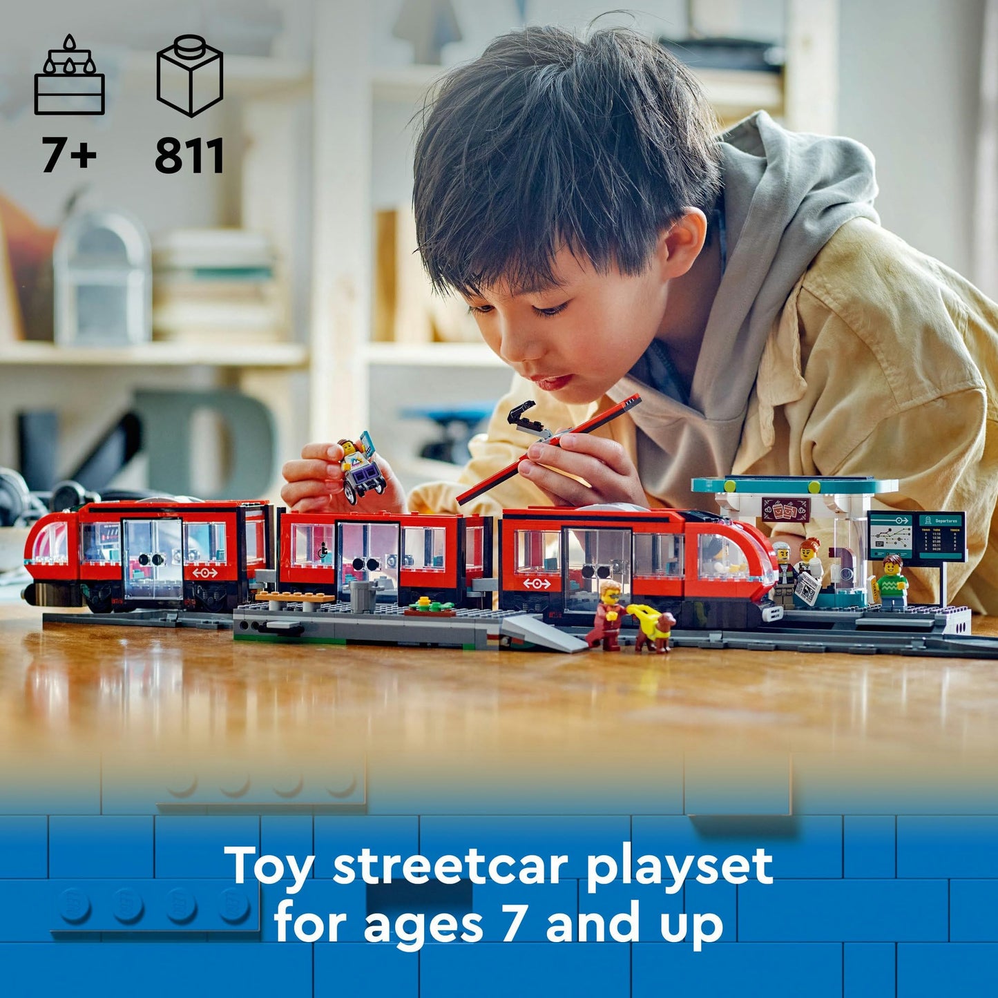 LEGO City Downtown Tram and Station 60423 Amazon