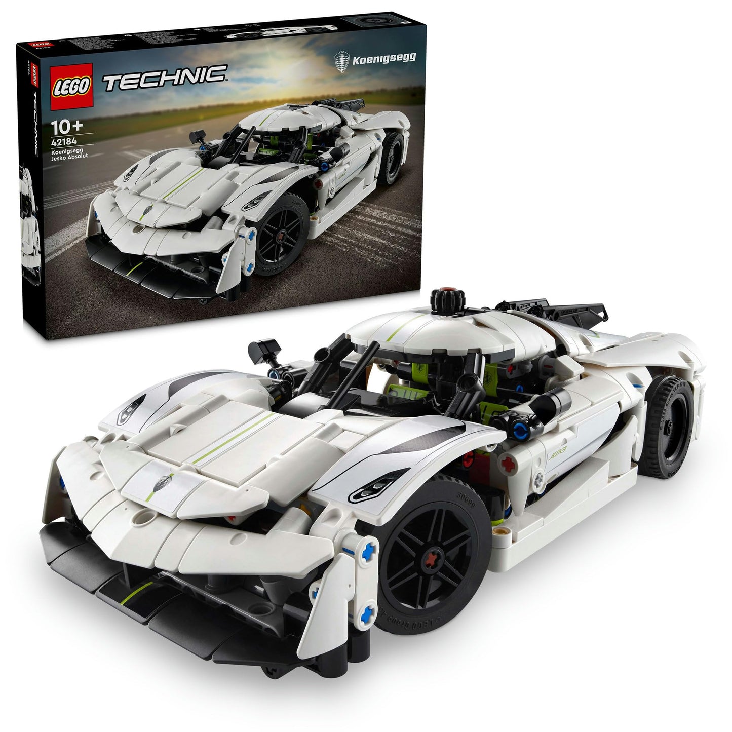LEGO Technic Koenigsegg Jesko Absolut White Hypercar 42184 Amazon