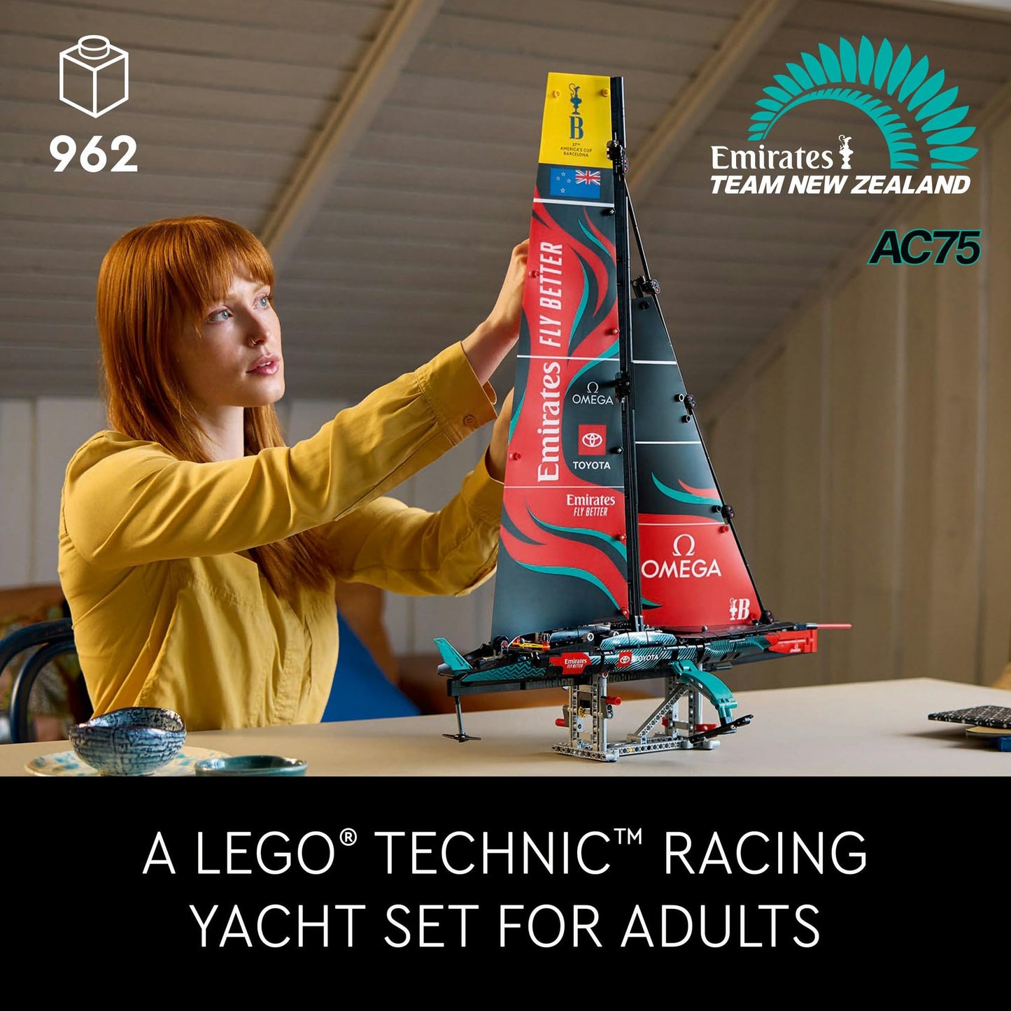 LEGO Technic Emirates Team New Zealand AC75 Yacht 42174 Amazon
