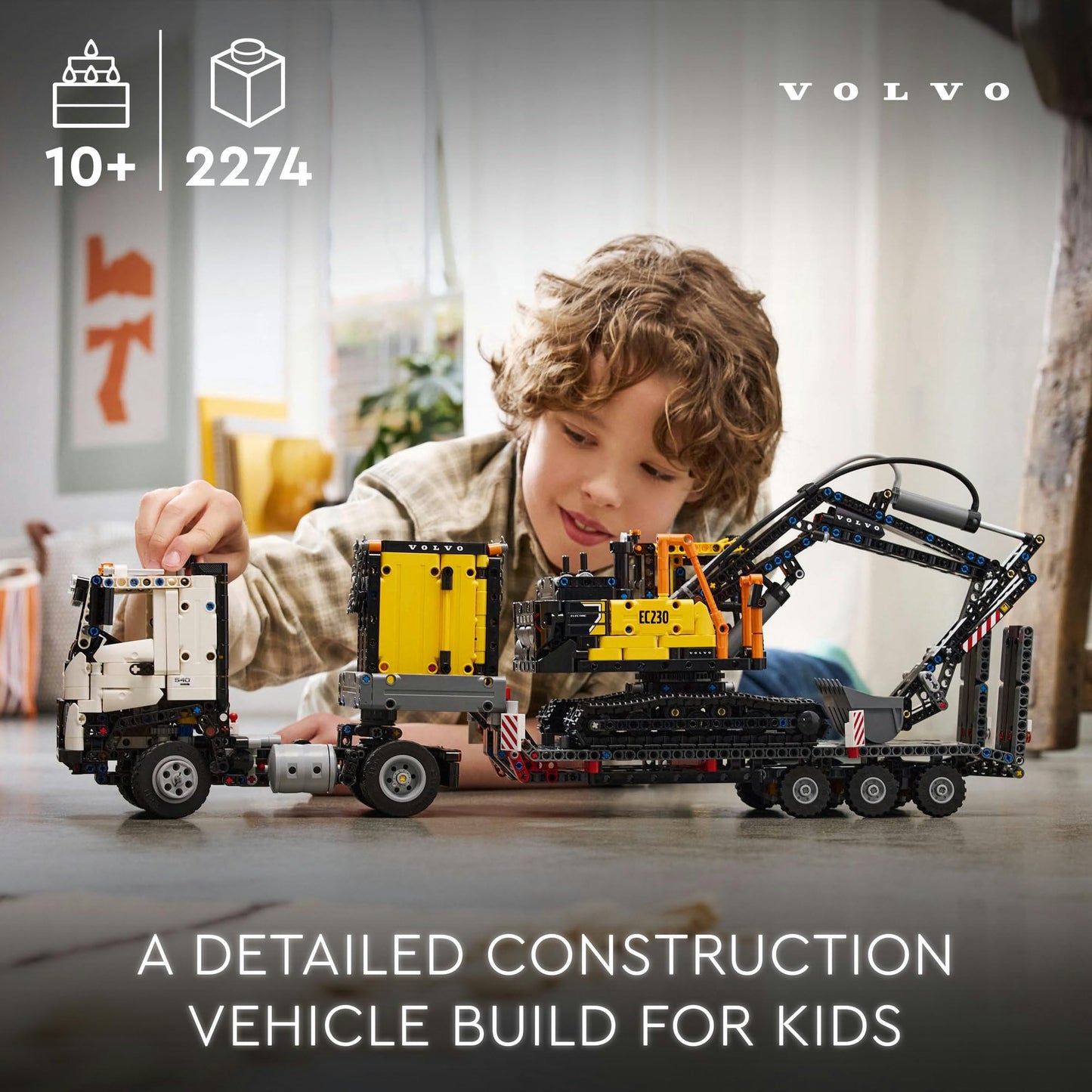 LEGO Technic Volvo FMX Truck & EC230 Electric Excavator 42175 Brick Island