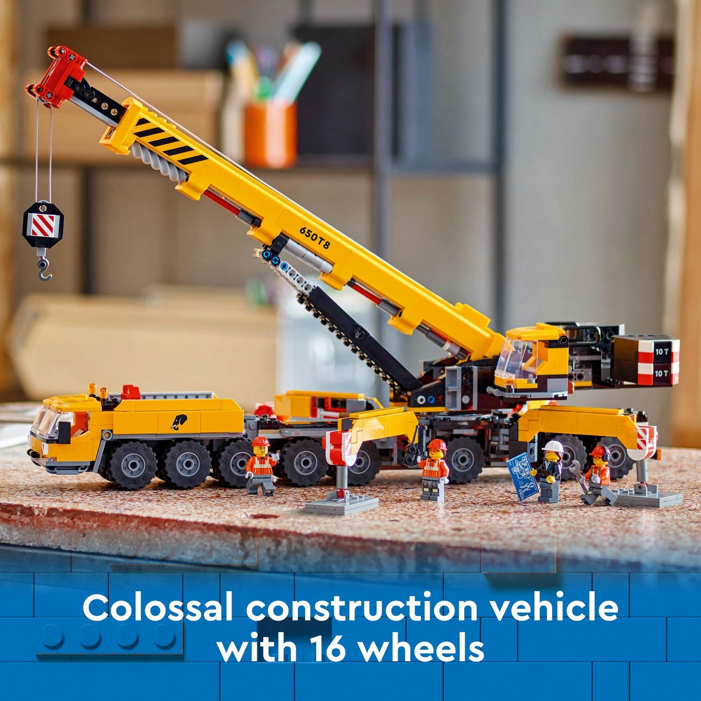LEGO City Yellow Mobile Construction Crane 60409 Brick Island