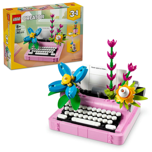 LEGO Creator 3in1 Typewriter with Flowers 31169 Brick Island
