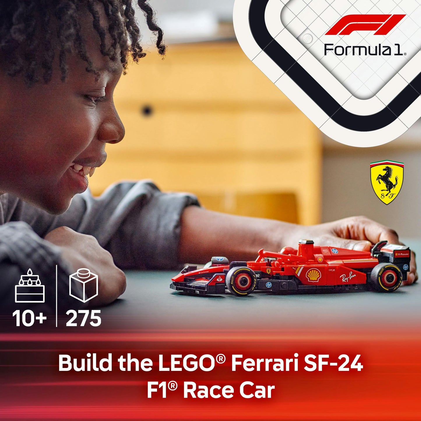 LEGO Speed Champions Ferrari SF-24 F1 Race Car 77242 Brick Island