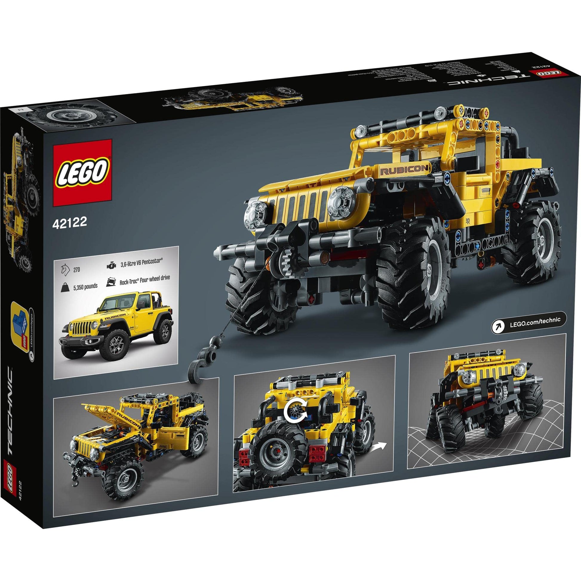 LEGO 42122 Technic Jeep Wrangler 4x4 Brick Island