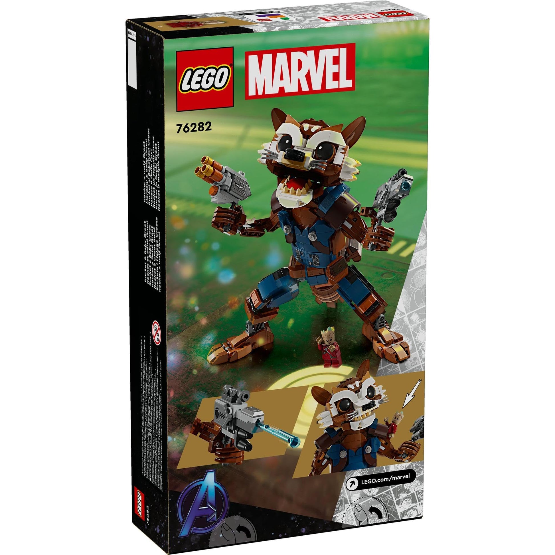 LEGO Super Heroes Marvel Rocket & Baby Groot 76282 Brick Island