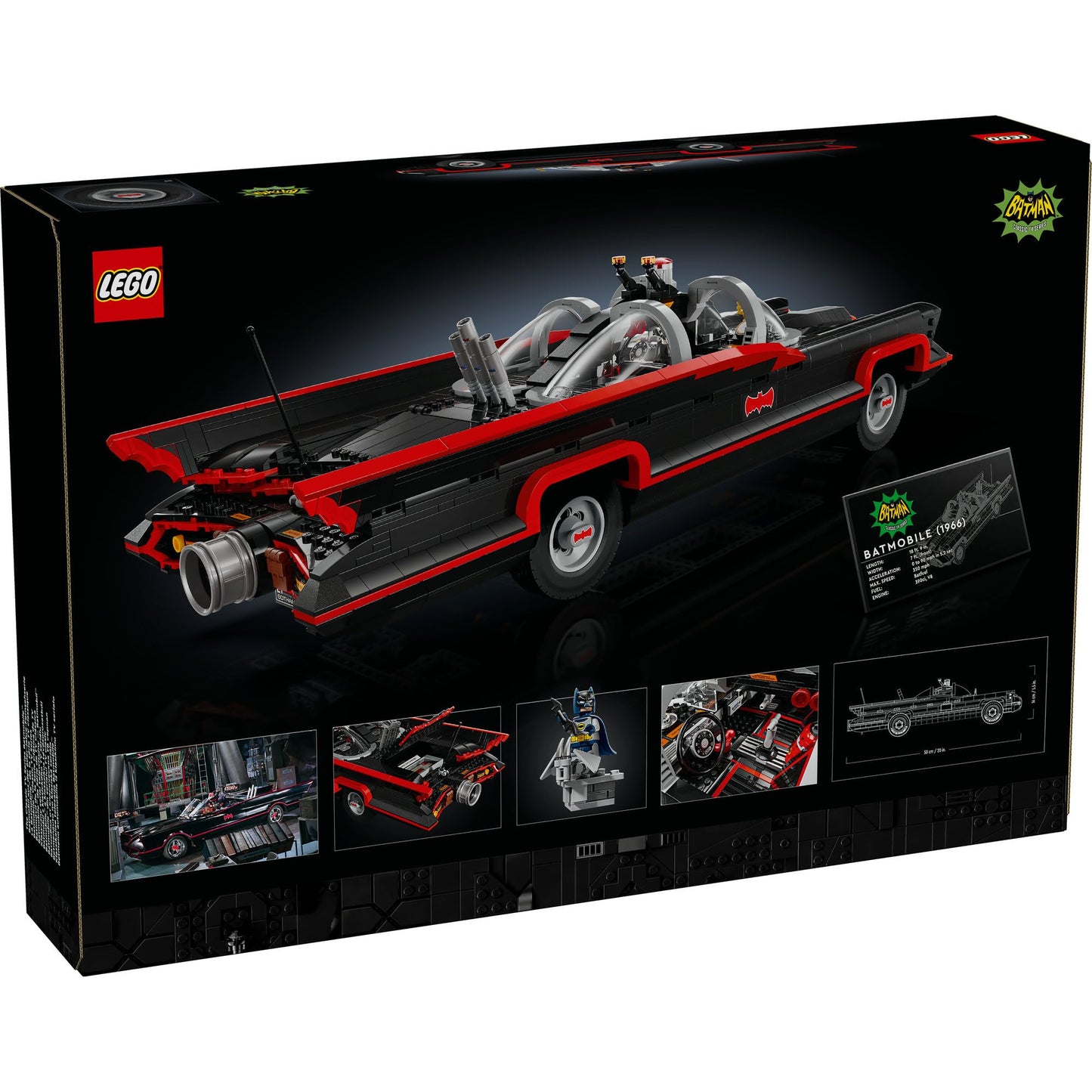 LEGO Super Heroes DC Batman: The Classic TV Series Batmobile 76328 Brick Island