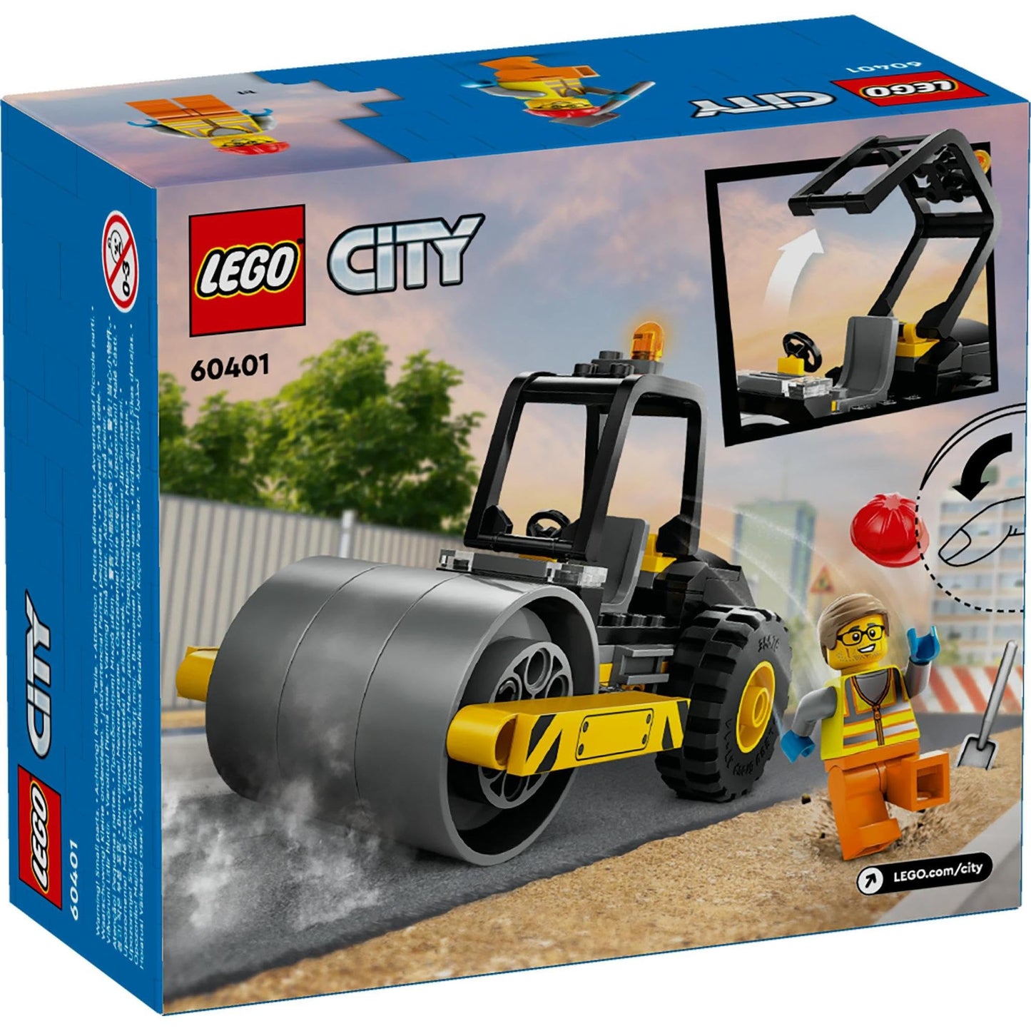LEGO City Construction Steamroller 60401 Brick Island